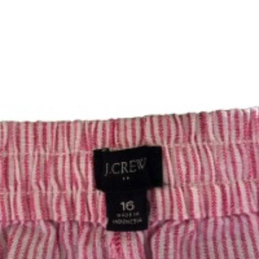 J. Crew Linen-Blend Slim Wide-Leg Drawstring Pant 16